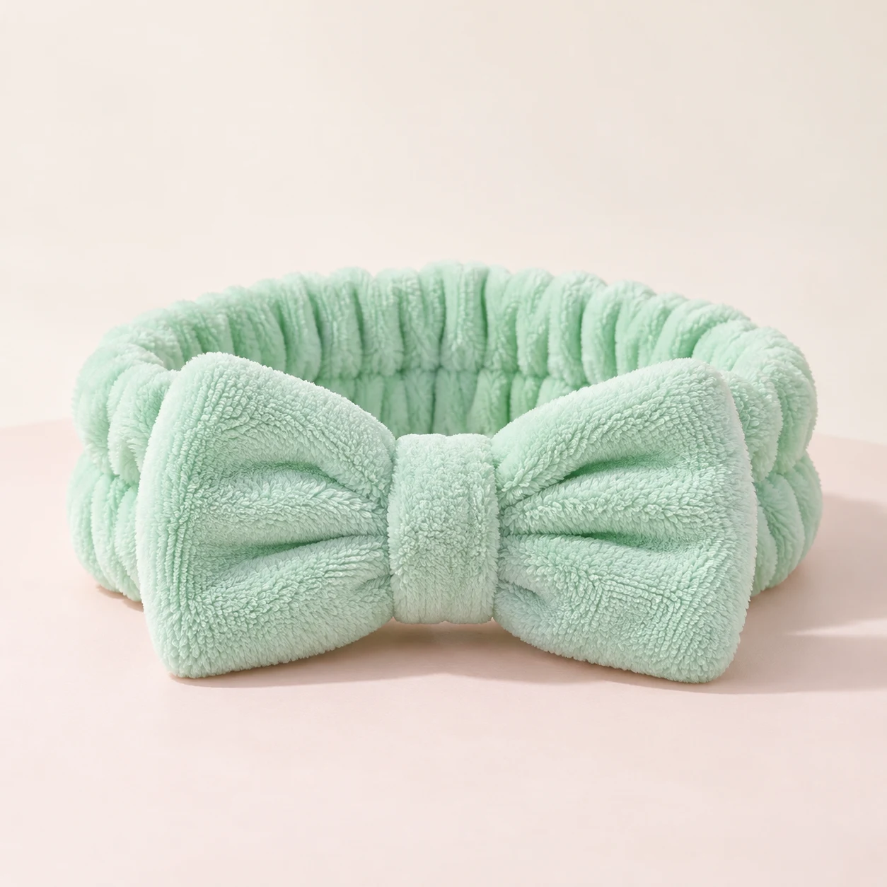 Mint Bow Spa Headband in Mint