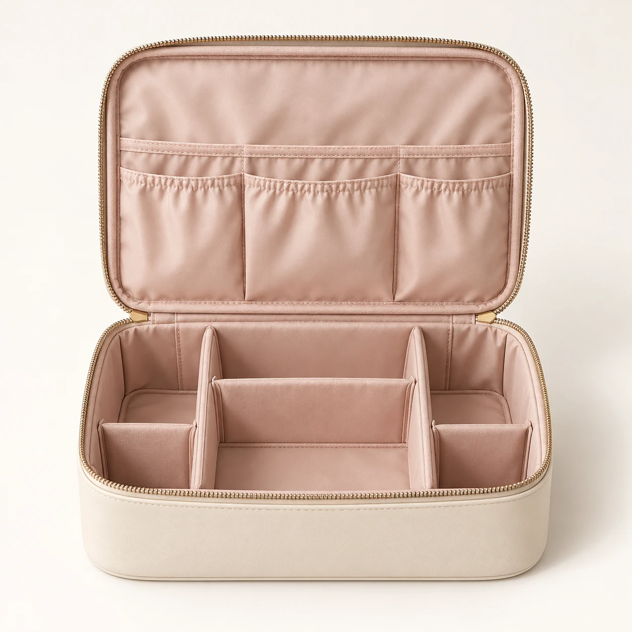 Soft Journey Beauty Case in Cream