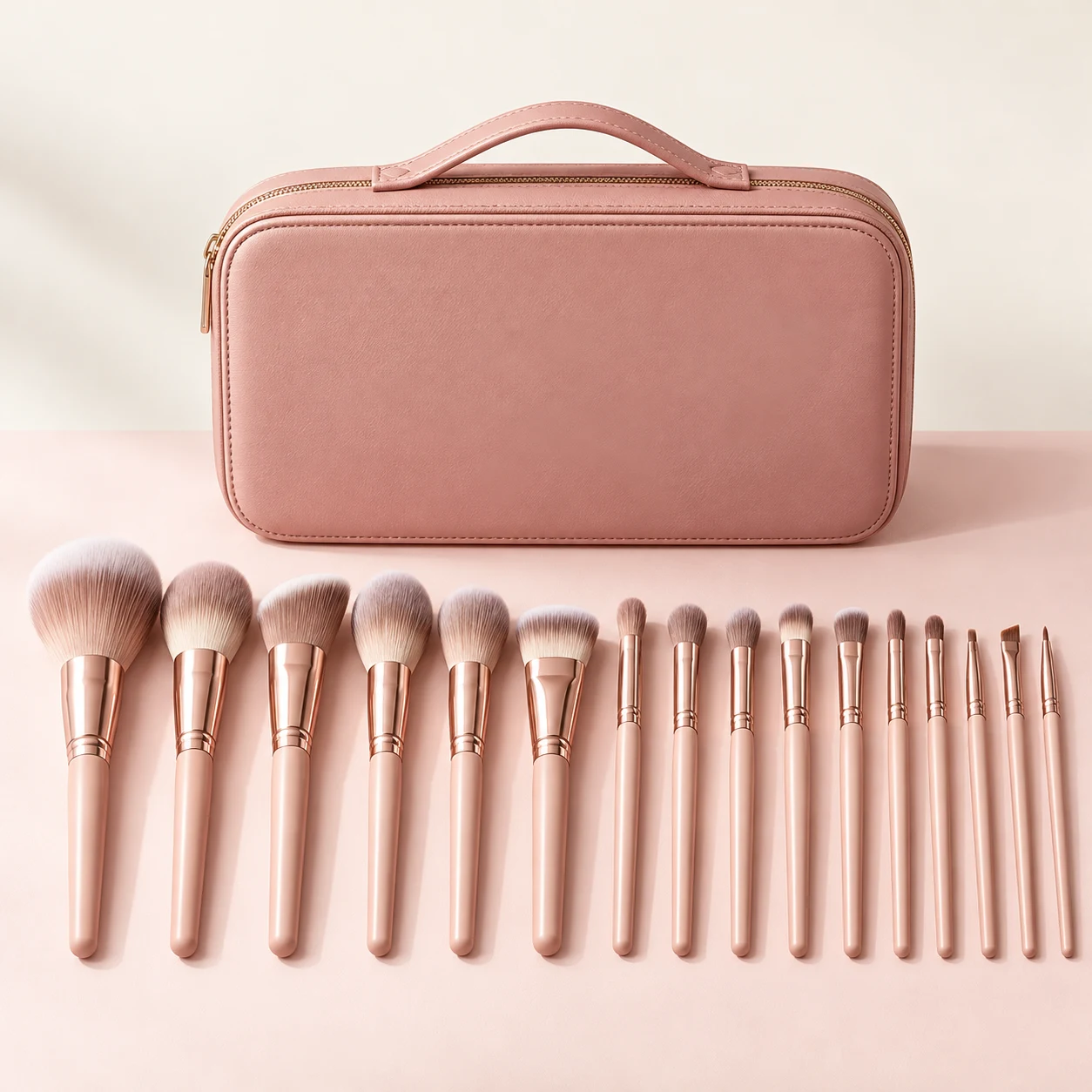 Rosy Studio Brush Trunk in Rose
